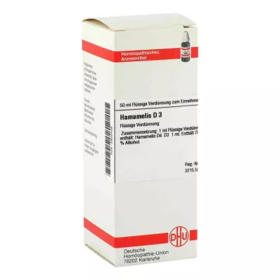 HAMAMELIS Diluție D 3, 50 ml