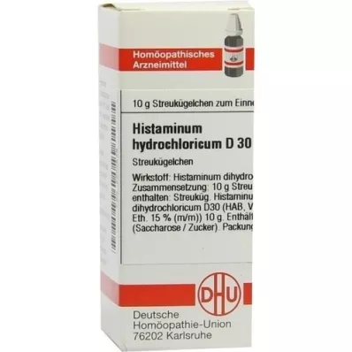 HISTAMINUM hydrochloricum D 30 rutuliukų, 10 g
