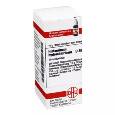 HISTAMINUM hydrochloricum D 30 rutuliukų, 10 g