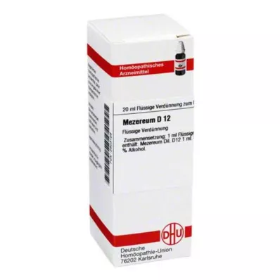 MEZEREUM D 12 skiedinys, 20 ml