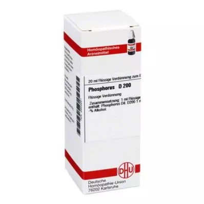 PHOSPHORUS Diluție D 200, 20 ml PHOSPHORUS Diluție D 200, 20 ml