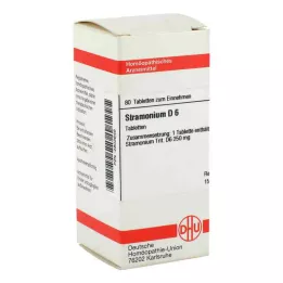 STRAMONIUM D 6 tabletės, 80 kapsulių