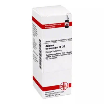 ACIDUM FORMICICUM D 30 skiedinys, 20 ml ACIDUM FORMICICUM D 30 skiedinys, 20 ml