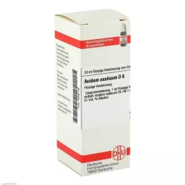 ACIDUM OXALICUM D 6 skiedinys, 20 ml