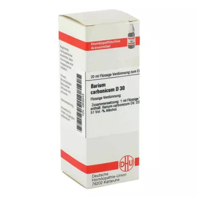 BARIUM CARBONICUM D 30 skiedinys, 20 ml BARIUM CARBONICUM D 30 skiedinys, 20 ml