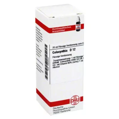 COLOCYNTHIS D 12 skiedinys, 20 ml COLOCYNTHIS D 12 skiedinys, 20 ml