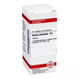 AURUM CHLORATUM D 6 tabletės, 80 kapsulių