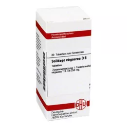 SOLIDAGO VIRGAUREA D 6 tabletės, 80 kapsulių