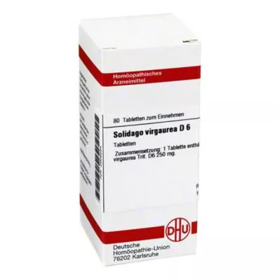 SOLIDAGO VIRGAUREA D 6 tabletės, 80 kapsulių