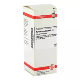 AURUM METALLICUM D 10 skiedinys, 50 ml
