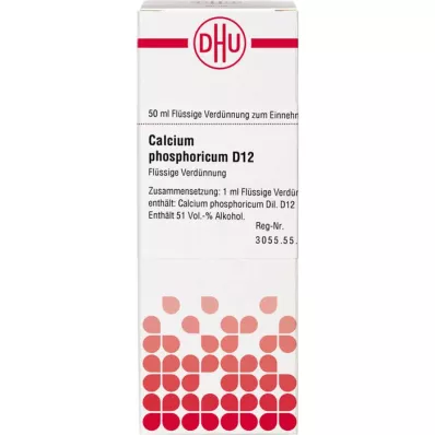 CALCIUM PHOSPHORICUM D 12 skiedinys, 50 ml