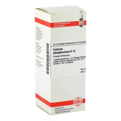 CALCIUM PHOSPHORICUM D 12 skiedinys, 50 ml