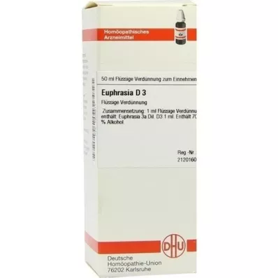 EUPHRASIA D 3 skiedinys, 50 ml