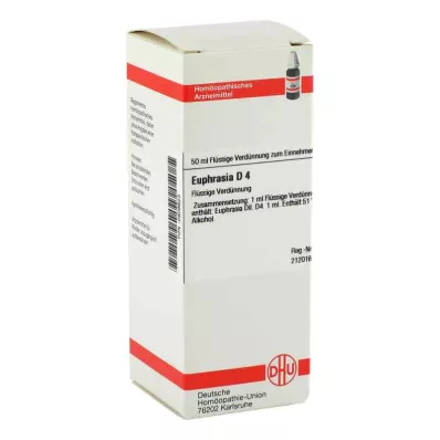 EUPHRASIA D 4 skiedinys, 50 ml