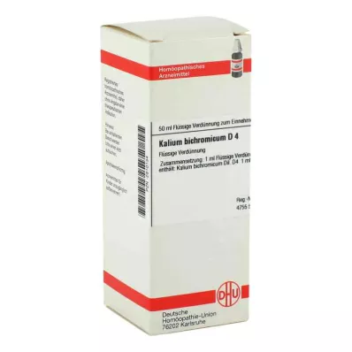 KALIUM BICHROMICUM D 4 skiedinys, 50 ml KALIUM BICHROMICUM D 4 skiedinys, 50 ml