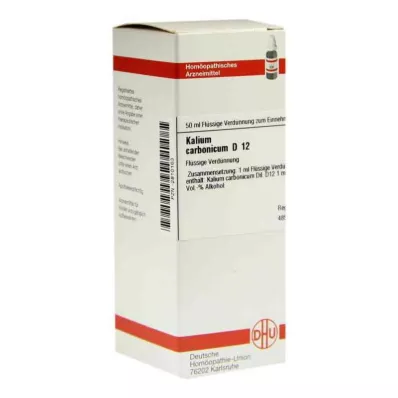 KALIUM CARBONICUM D 12 skiedinys, 50 ml