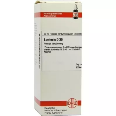 LACHESIS D 30 skiedinys, 50 ml
