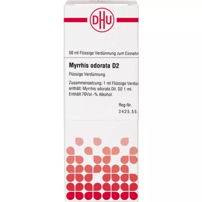MYRRHIS odorata D 2 skiedinys, 50 ml