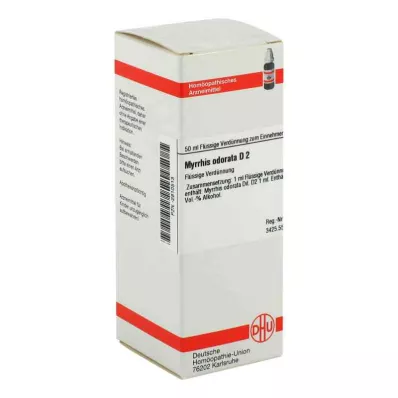 MYRRHIS odorata D 2 skiedinys, 50 ml