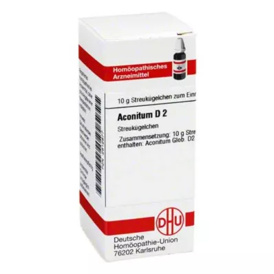ACONITUM D 2 rutuliukai, 10 g ACONITUM D 2 rutuliukai, 10 g