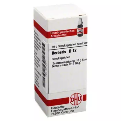 BERBERIS D 12 rutuliukų, 10 g