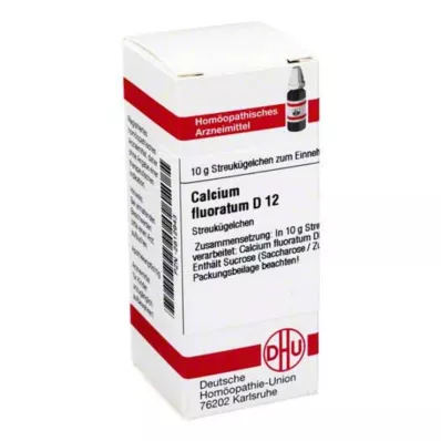 CALCIUM FLUORATUM D 12 rutuliukų, 10 g