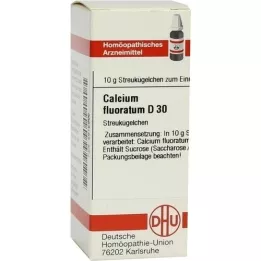 CALCIUM FLUORATUM D 30 rutuliukų, 10 g