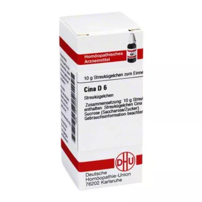 CINA D 6 rutuliukai, 10 g