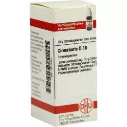 CINNABARIS D 10 rutuliukų, 10 g