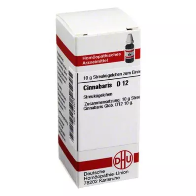 CINNABARIS D 12 rutuliukų, 10 g