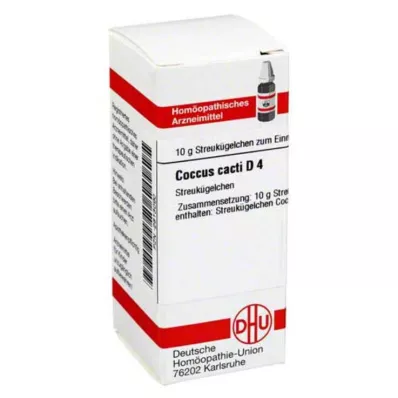 COCCUS kaktusas D 4 rutuliukai, 10 g COCCUS kaktusas D 4 rutuliukai, 10 g