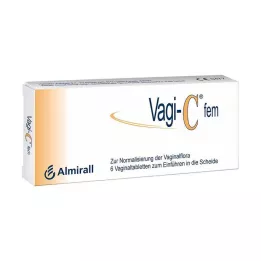 VAGI C Fem vaginalinės tabletės, 6 vnt