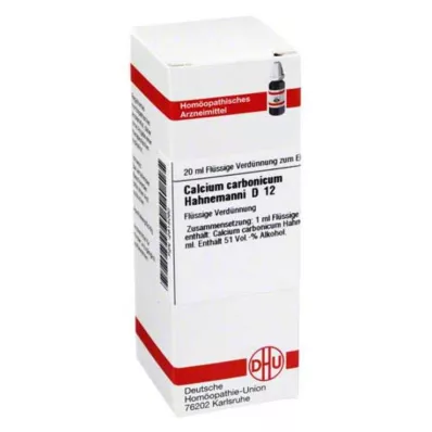 CALCIUM CARBONICUM Hahnemanni D 12 skiedinys, 20 ml