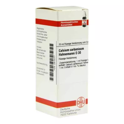 CALCIUM CARBONICUM Hahnemanni D 30 skiedinys, 20 ml
