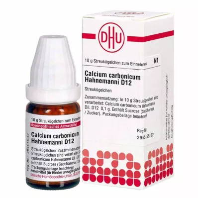 CALCIUM CARBONICUM Hahnemanni D 12 rutuliukų, 10 g