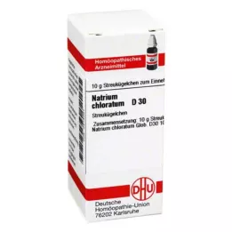 NATRIUM CHLORATUM D 30 rutuliukų, 10 g