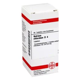 NATRIUM CHLORATUM D 4 tabletės, 80 kapsulių