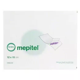 MEPITEL Silikoninis tinklinis tvarstis 12x15 cm sterilus, 5 vnt