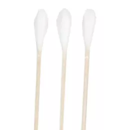 WATTESTÄBCHEN su medvilnine galvute 15 cm, vidutinė, 100 vnt