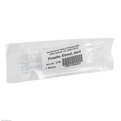 PINZETTE Vienkartinis sterilus, 1 vnt