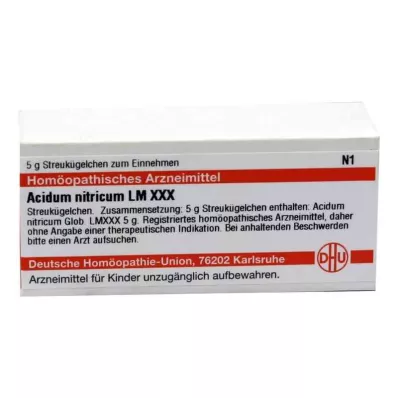 ACIDUM NITRICUM LM XXX Rutuliukai, 5 g