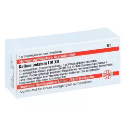 KALIUM JODATUM LM XII Rutuliukai, 5 g