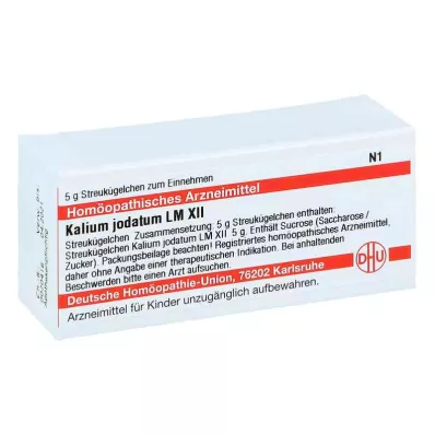 KALIUM JODATUM LM XII Rutuliukai, 5 g