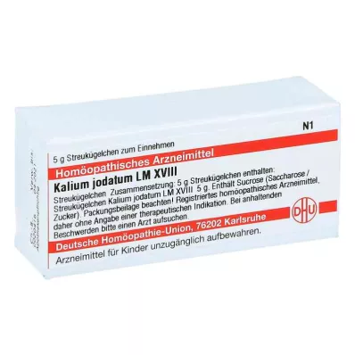 KALIUM JODATUM LM XVIII Rutuliukai, 5 g