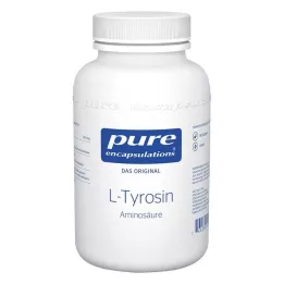 PURE ENCAPSULATIONS L-tirozino kapsulės, 90 kapsulių