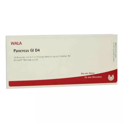 PANCREAS GL D 4 ampulės, 10X1 ml