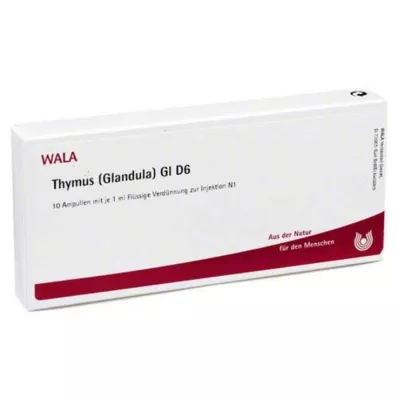 THYMUS GLANDULA GL D 6 ampulės, 10X1 ml