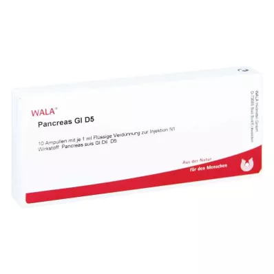 PANCREAS GL D 5 ampulės, 10X1 ml PANCREAS GL D 5 ampulės, 10X1 ml