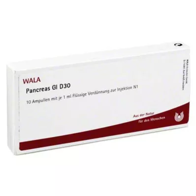 PANCREAS GL D 30 ampulių, 10X1 ml