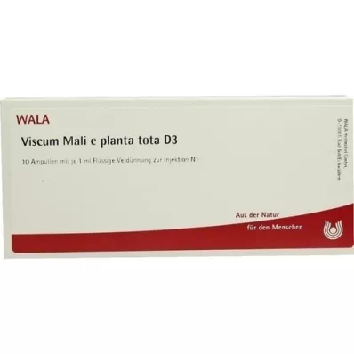 VISCUM MALI e planta tota D 3 ampulės, 10X1 ml